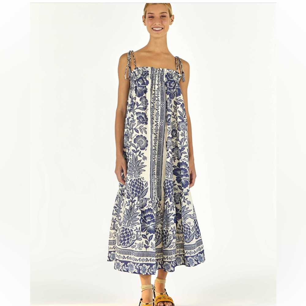 FARM Rio Pineapple Garden Maxi Dress